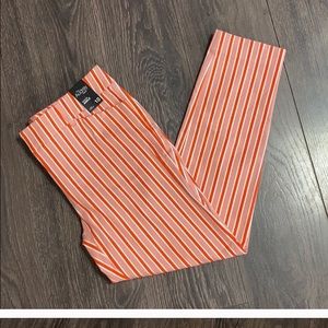 NWT New York & Co. The Audrey Striped Ankle Pants